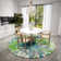 Tasarla Chenille Washable Abstract Indoor / Outdoor Rug