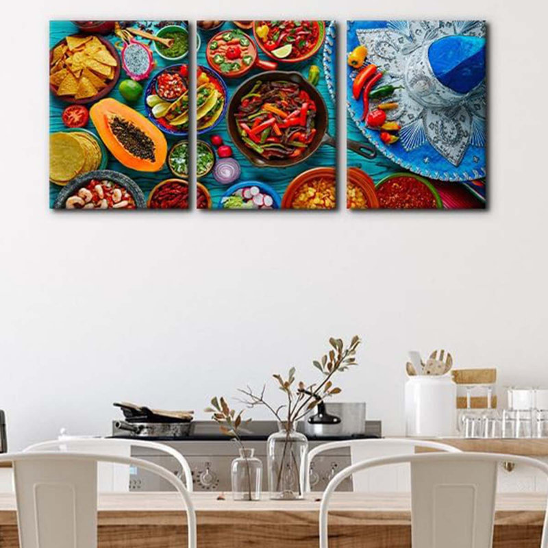 3 Piece Wrapped Canvas Wall Art