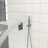 Brushed Nickel 12 Inch Wall Mounted Dual Shower System, - Scald Rough In Valve, Rainfall And Handheld With Easy Cleaning Square , Balanced Finish, For Practical Use