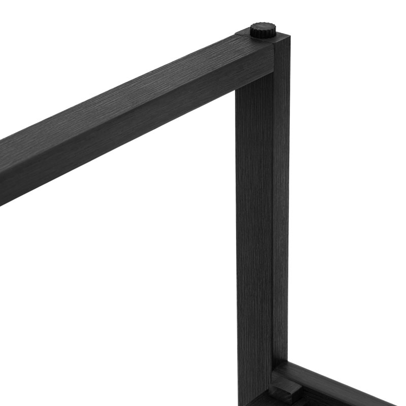 Chaise de patio Barner, Noir