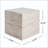 Square Travertine MGO Side Table