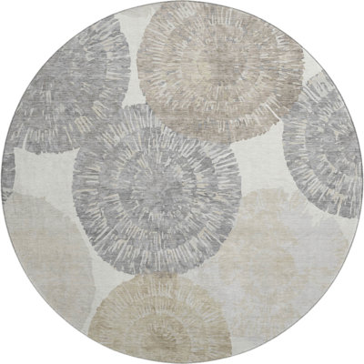 Premium Machine Washable Mayfield AMF2351 Abstract Rug