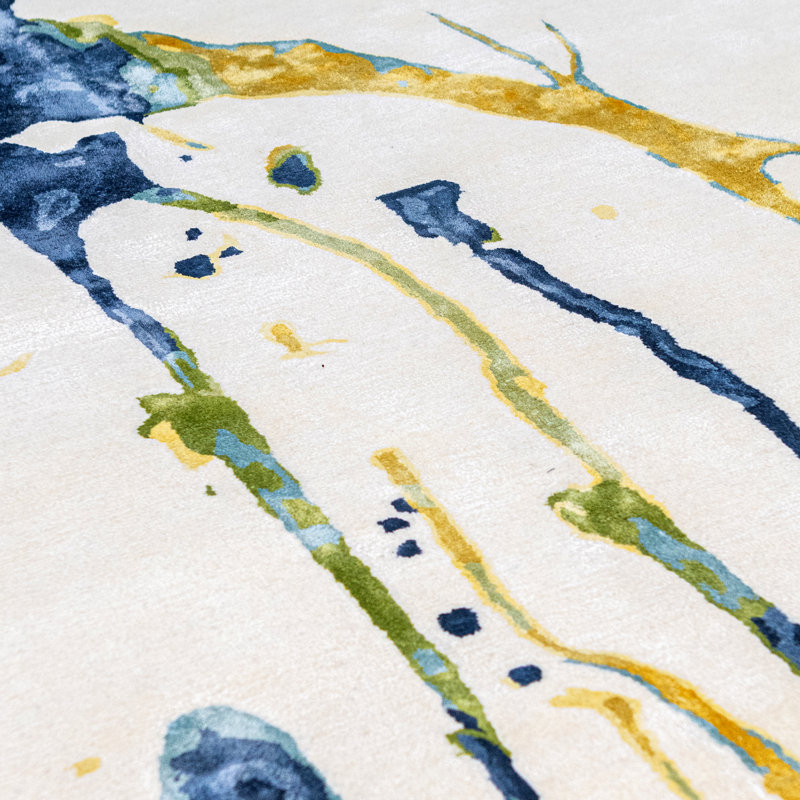 Abstract Area Rug, Rectangle 9' x 12'
