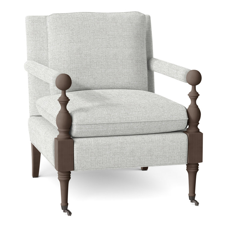Leslie 31.5" Wide Slipcovered Armchair