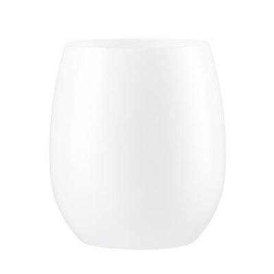 Disposable Stemless Plastic Wine Goblet 12 Oz