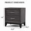 Mobilier de chambre à coucher deux tiroirs deux pièces