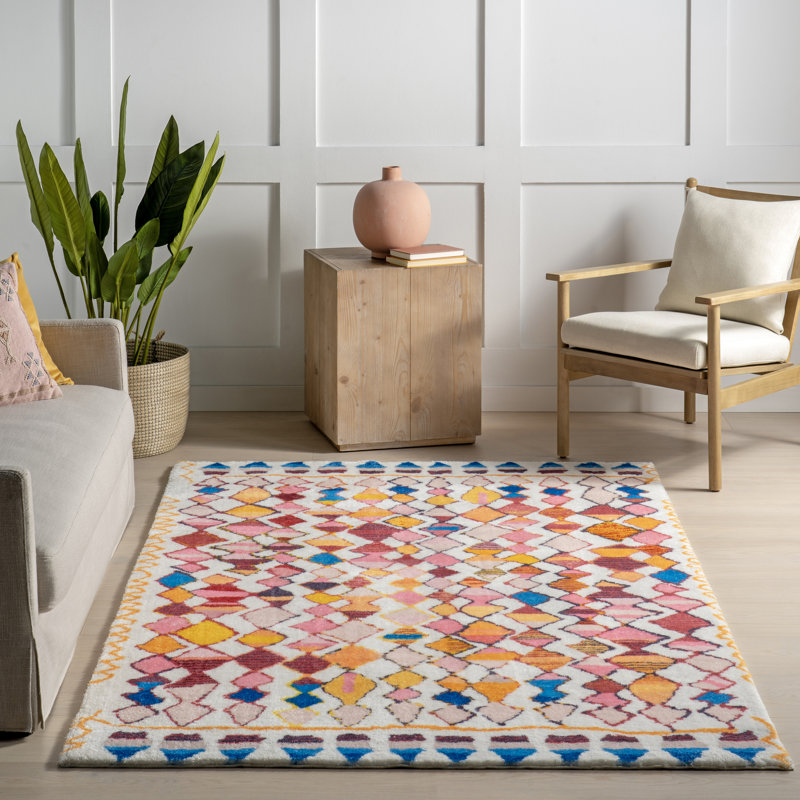 Union Rustic SpinClean Machine Washable Area Rug, Tapis de couloir 2 pi 6 po x 8 pi
