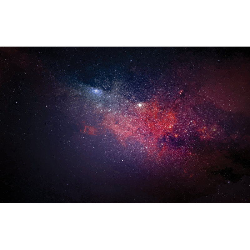 Murale pelez et collez de qualité supérieure - Galaxy Stars Space, L 150 po x L 108 po