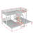 Edalene Kids Twin Over Twin Over Twin Bunk Bed-1379934927