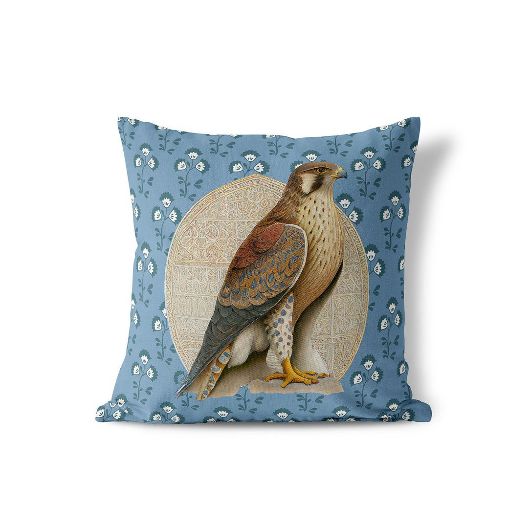 Floral Eagle Floral Square Cushion mit Füllung