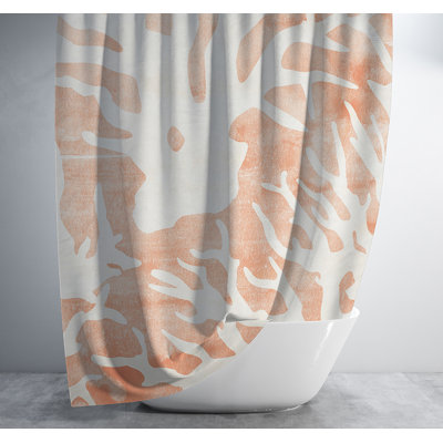 Rideau de douche Coral Watercolor