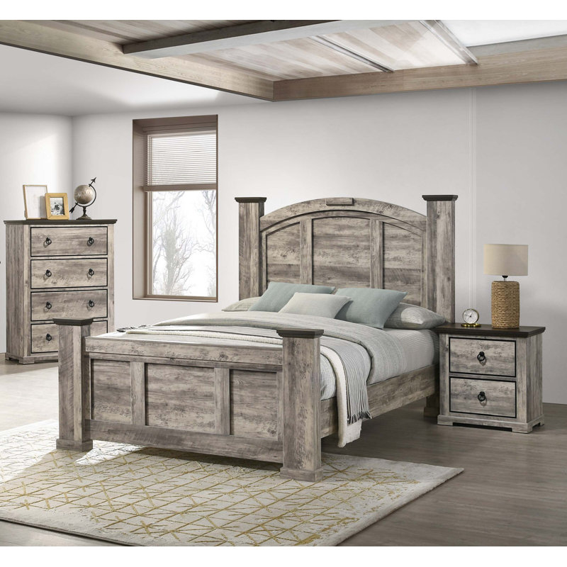 Lit à baldaquin contemporain 1pc
