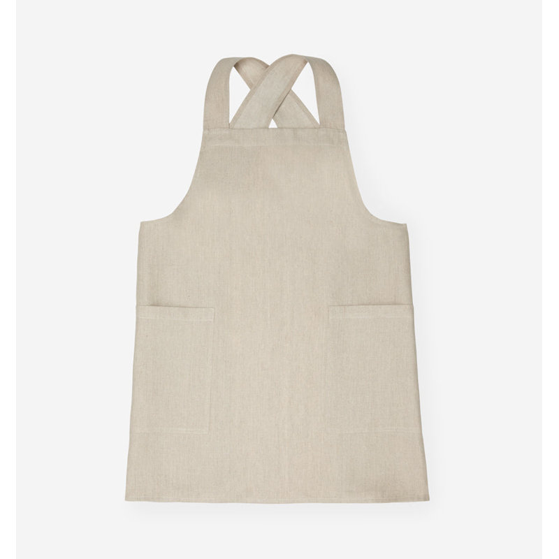Cuoco - Apron with Cross Belts, Natural