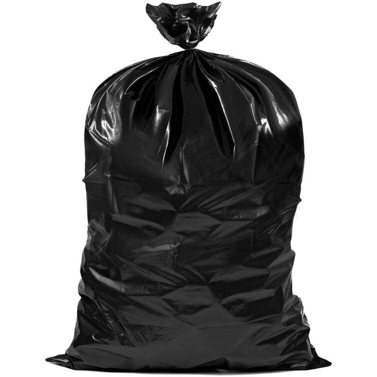 ANMINY 45 Gallons Plastic Trash Bags - 25 Count