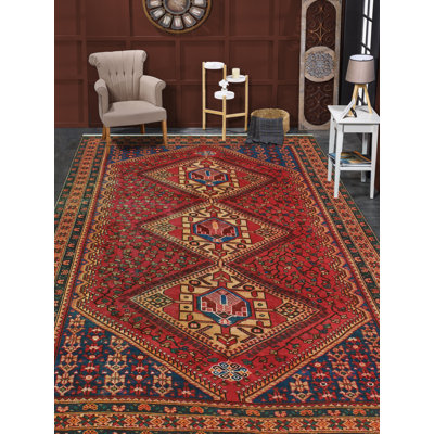 Balvinder One-of-a-Kind 6'7" X 9'11" 1980s Wool Area Rug