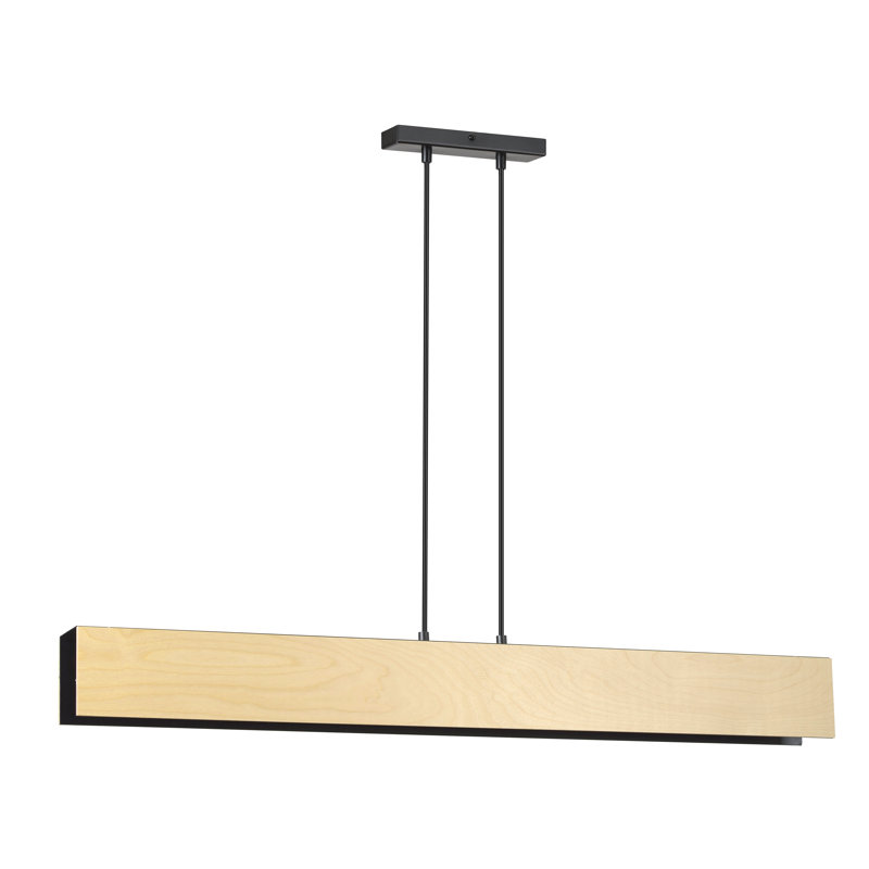 Ludivine 4 - Light Kitchen Island Pendant, Black/Gold