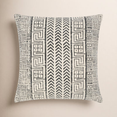 Zetta Geometric Cotton Throw Pillow