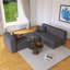Grand canapé modulaire moderne en L pour salon-718264655