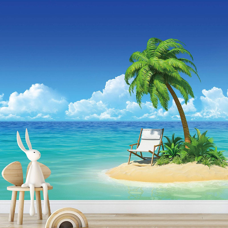 Coastal Beachy Peel & Stick Border, 100" L x 144" W
