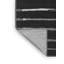 Tapis noir / blanc en chenille / polyester tissé à la machine Nery-385242015