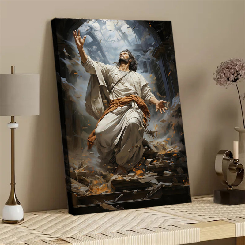 Christ et le mouton, 12x18inch