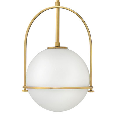 Luminaire suspendu Arie avec abat-jour sphérique