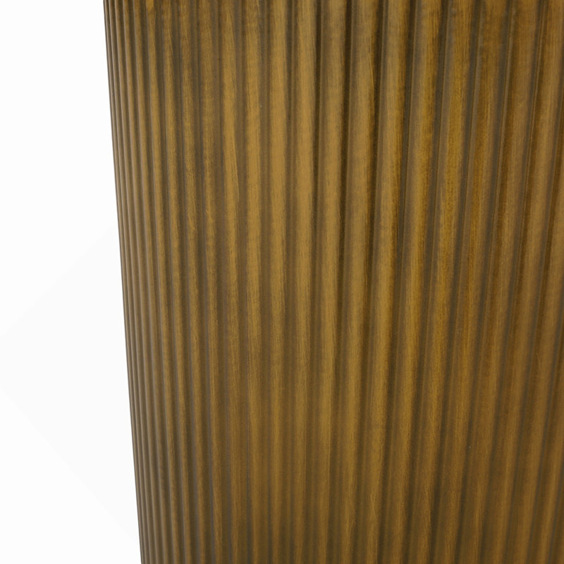 METAL HAMMERED END TABLE