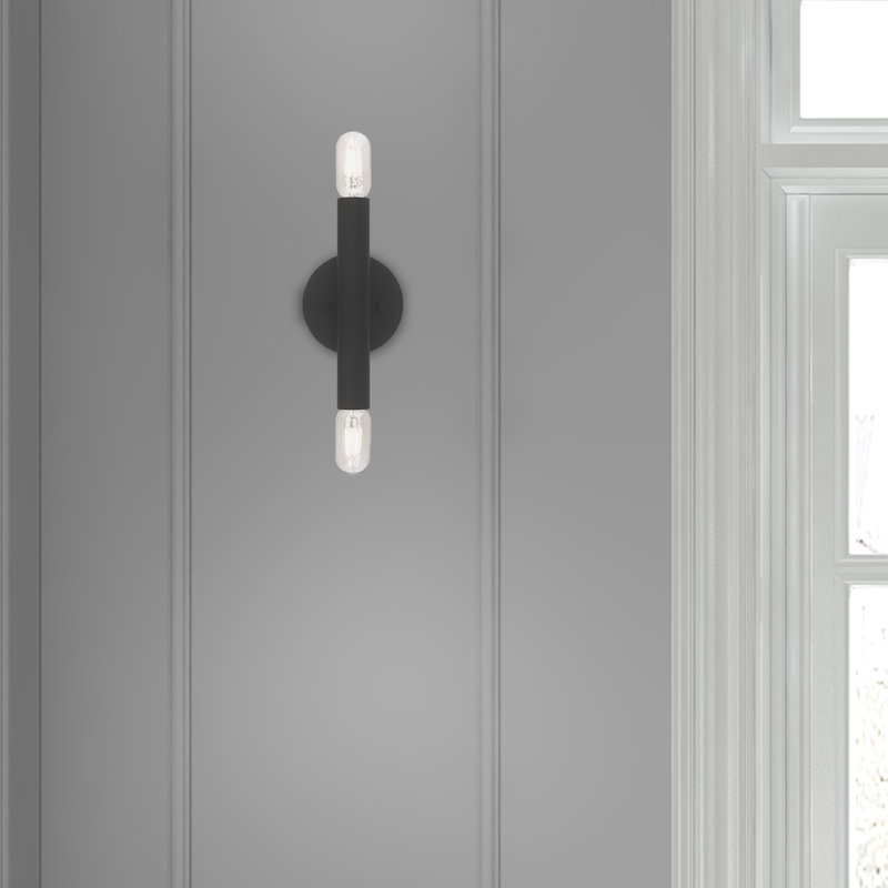 Andelija Candle Wall Light, Black
