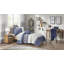Ensemble d'édredon à rayures en microfibre Marsden-848401957