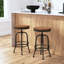 Tabouret de comptoir réglable en bois massif Juliaunna-737479717