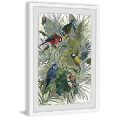 « matinée oiseaux ii », reproduction encadrée