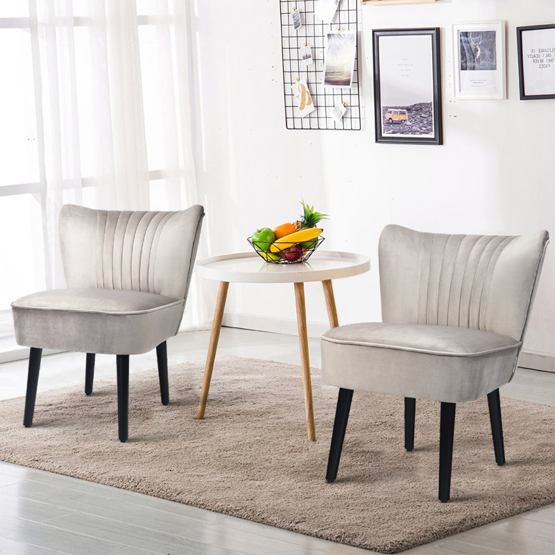 Chaise d'appoint 23 po Shockley, gris