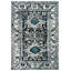 Tapis oriental gris foncé / ivoire-1822433649