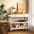 Kyong 3-Tier Bar Car with 2 drawers and casters-1778226894