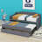 Karel Twin Size Upholstered Daybed with Trundle-1376972314