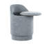 Tabouret de coiffeuse rembourré avec pivot et rangement