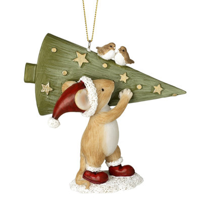 11 cm Resin Shatterproof Hanging Figurine Ornament