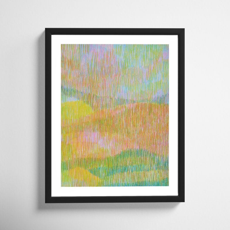 Summerhill by Jacques Pilon, 25" H x 20" W x 1.25" D, Black
