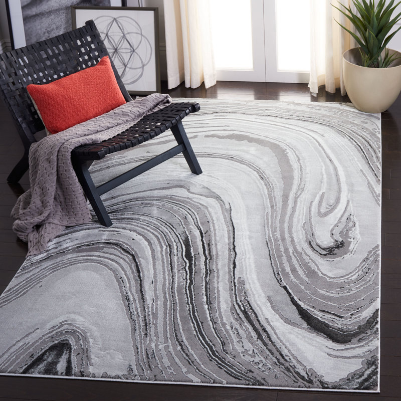 Priam Performance Abstract Rug, Rectangle 9' x 12'