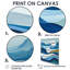 «Northard Blue Ethereal Coastal Horizon I», reproduction d'art sur toile encadrée-1282397772-1282397773-1282397765