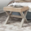 Vernon Cotton Blend Square Ottoman