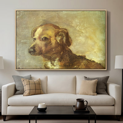 Cliper, the Artist's Dog, 1895 - Pablo Picasso, toile tendue avec châssis