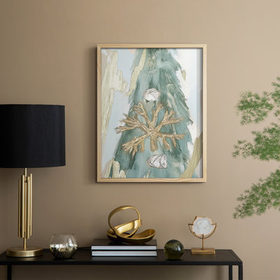 «Christmas Holiday Art» CECXLI, reproduction d'art encadrée - bois massif