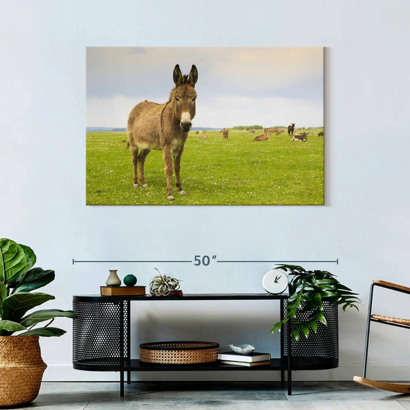 Brampt Donkey And Friends, 30'' H x 45'' W