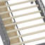 Structure de lit simple en bois avec 4 tiroirs de rangement, garde-corps et échelle pour enfants, sans sommier, facile à assembler-130717125