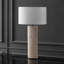 Lampe de table en travertin Jillianna