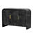 Retro Minimalist Curved Sideboard With Gold Handles And Adjustable Dividers For Living Room Or Dining Room