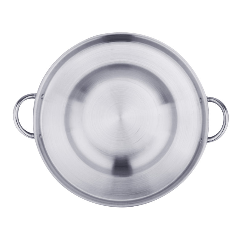 Wok en acier inoxydable 15,7 po ARC