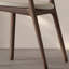Ensemble de 2 chaises d'appoint beige et blanc + brun noisette