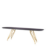 Dining Table Levante Charcoal Oak Veneer - Top